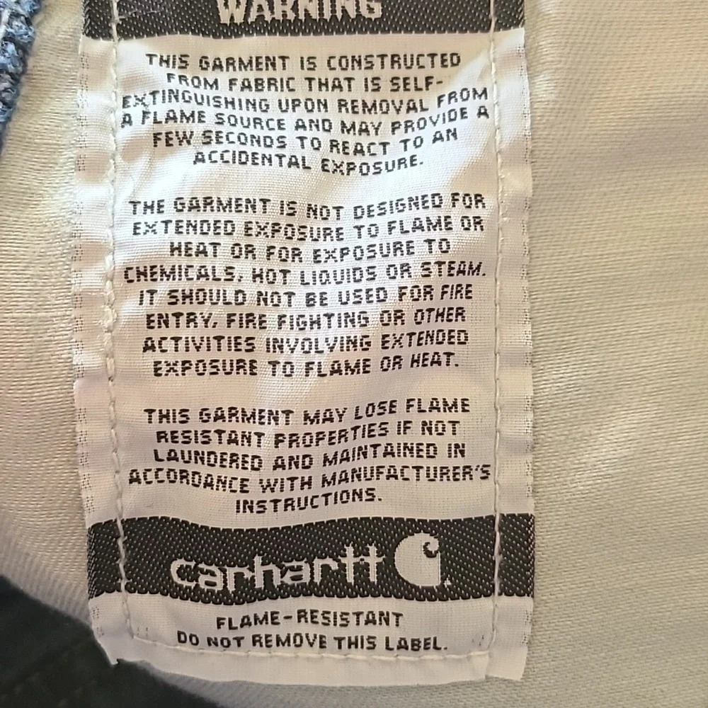 Carhartt HRC2 Medium Wash Jeans Size 42X30